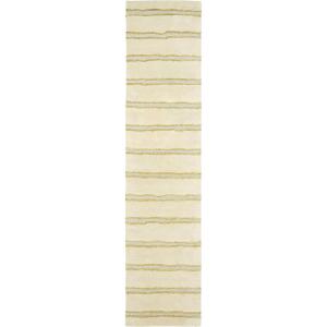 Martha Stewart x SAFAVIEH Area Rug Collection – 6′ Round, Toffee Gold, Handmade Wool & Viscose, Ideal for Living Room, Bedroom, Office, Dining Space (MSR3617B)(Wheat Beige)