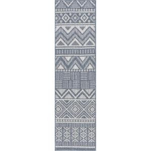 Martha Stewart x SAFAVIEH Outdoor Area Rug Collection – 4′ x 6′, Navy & Cream, Weather Resistant & Washable, Ideal for Patio, Backyard, Mudroom, Deck, Accent Space (MSRO318N)(Navy/Creme)