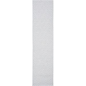Martha Stewart x SAFAVIEH Outdoor Area Rug Collection – 5’3″ x 7’7″, Aqua & Cream, Weather Resistant & Washable, Ideal for Patio, Backyard, Mudroom, Deck, Dining Space (MSRO337J)(Aqua/Cream)