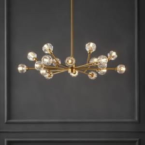 SAFAVIEH Couture Collection Breyer Sputnik Gold Crystal Adjustable Chandelier(Gold)