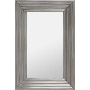 SAFAVIEH Couture Collection Kerry Silver Large 36″ x 54-inch Rectangle Wall Mirror