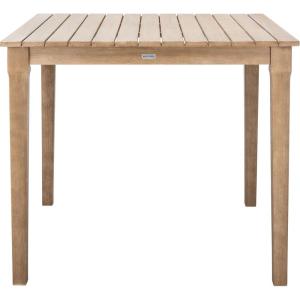 SAFAVIEH Couture Patio San Salvador 37-inch Natural Outdoor Bar Table