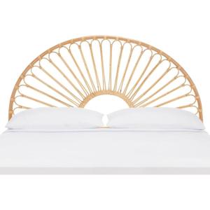 SAFAVIEH Home Collection Faris Natural Rattan Arched Full Size Headboard(Natural)