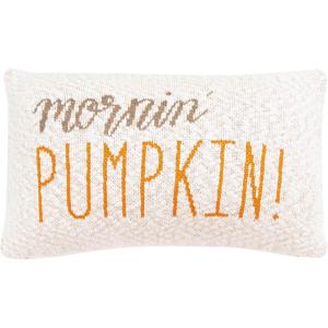 SAFAVIEH Home Collection Mornin’ Pumpkin Rust/Brown Cotton 12 x 20-inch Rectangle Decorative Accent Insert Throw Pillow