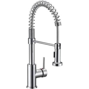 SAFAVIEH KCF2561C Solea Collection Arcadia Kitchen Faucet, Chrome
