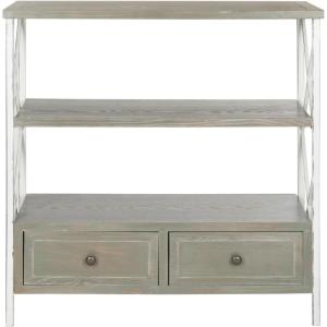 Safavieh American Homes Collection Chandra Pale Blue and White Smoke Console Table(Ash Grey)