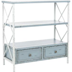 Safavieh American Homes Collection Chandra Pale Blue and White Smoke Console Table(Pale Blue / White Smoke)