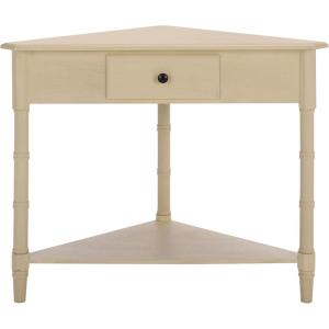 Safavieh American Homes Collection Gomez Vintage Grey Corner Table(Sand)