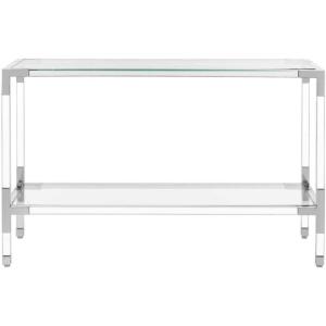 Safavieh Couture Home Arverne Glam Silver Acrylic Console(Silver)