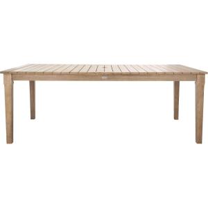 Safavieh Couture Patio Dominica Natural Wooden Outdoor Dining Table