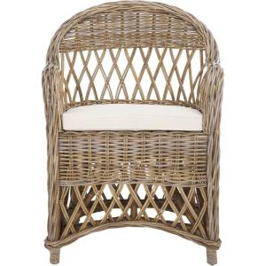 Safavieh Home Collection Inez Natural Wicker Club Chair(Natural)