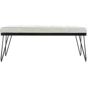 Safavieh Home Collection Marcella Brown & Gold Bench(Grey / Black)