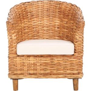 Safavieh Home Collection Omni Honey Barrel Chair(Honey)