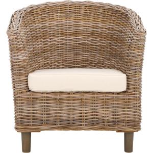 Safavieh Home Collection Omni Honey Barrel Chair(Natural)