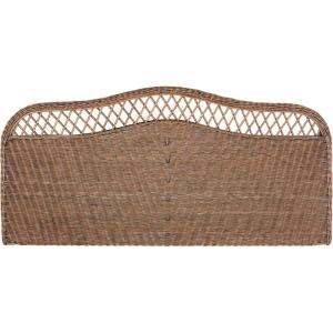 Safavieh Home Collection Sephina White Rattan Headboard (Queen)(Brown / Multi)