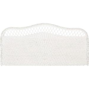 Safavieh Home Collection Sephina White Rattan Headboard (Queen)(White)