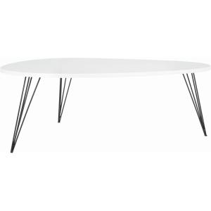 Safavieh Home Collection Wynton Oak and Black Coffee Table(White / Black)