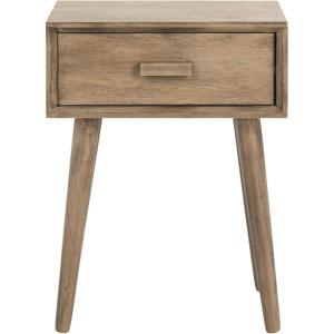 Safavieh Home Lyle Modern Slate Grey Accent Table(Chocolate)