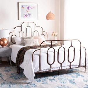 Safavieh Home Paloma Retro Black Bed, Full(Antique Bronze)