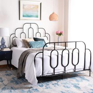 Safavieh Home Paloma Retro Black Bed, Full(Black)