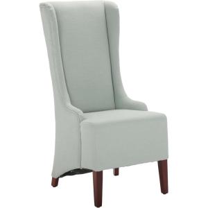Safavieh Mercer Collection Becall Dining Chair, Artic Grey(Seafoam / Green)