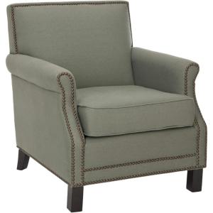 Safavieh Mercer Collection Charles Beige Linen Club Chair(grey)