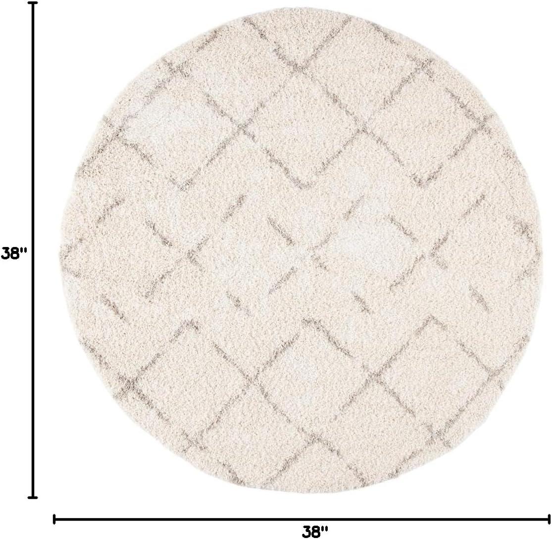 image:imageSAFAVIEH Area Rug 8x10 Arizona Shag Collection Large Ivory amp Beige Moroccan Boho Design NonShedding amp Easy to Clean Ideal for Living Room Bedroom Dining Space ASG743AIvoryBeige