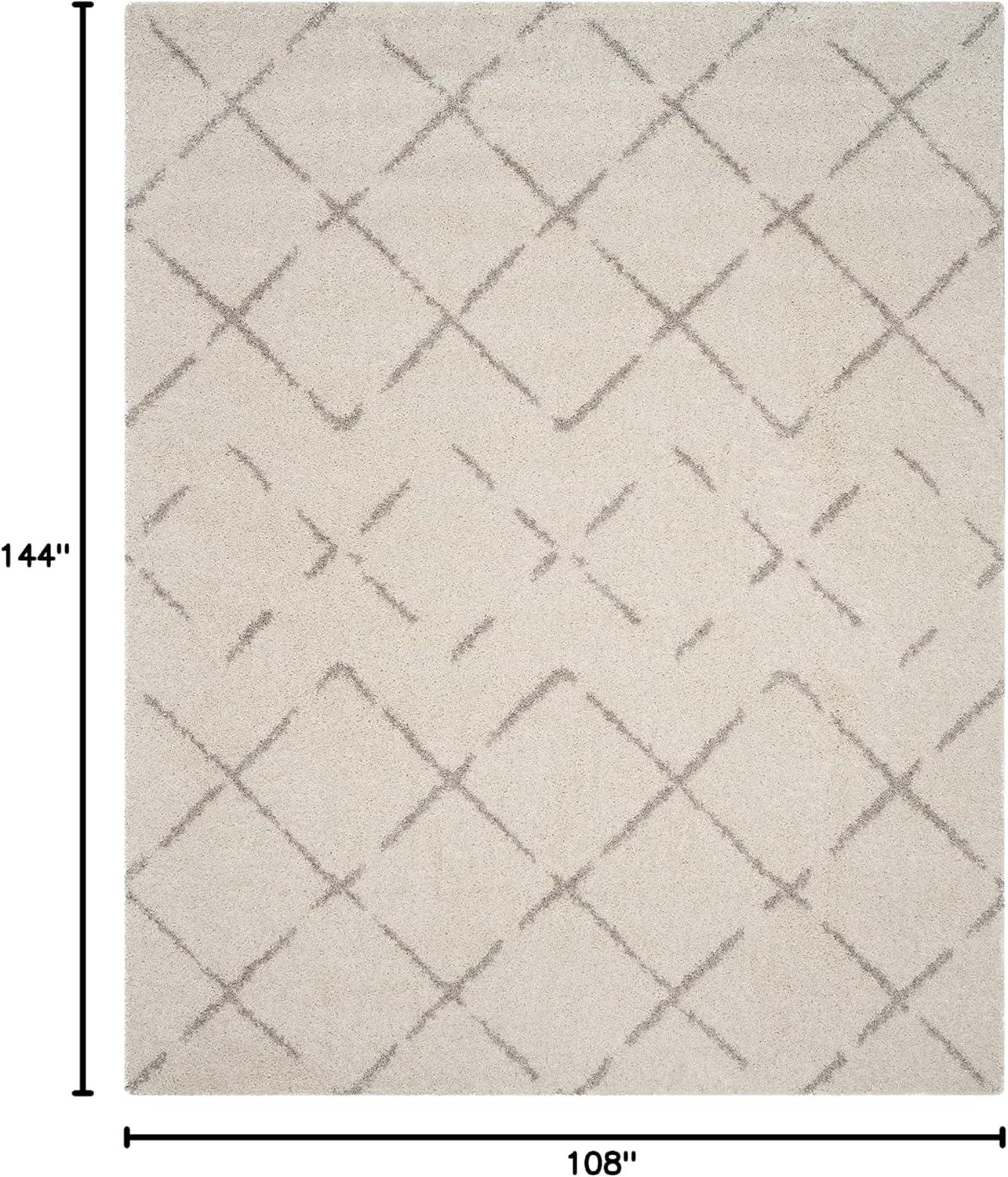 image:imageSAFAVIEH Area Rug 8x10 Arizona Shag Collection Large Ivory amp Beige Moroccan Boho Design NonShedding amp Easy to Clean Ideal for Living Room Bedroom Dining Space ASG743AIvoryBeige
