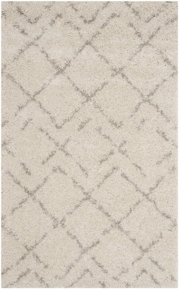 image:imageSAFAVIEH Area Rug 8x10 Arizona Shag Collection Large Ivory amp Beige Moroccan Boho Design NonShedding amp Easy to Clean Ideal for Living Room Bedroom Dining Space ASG743AIvoryBeige