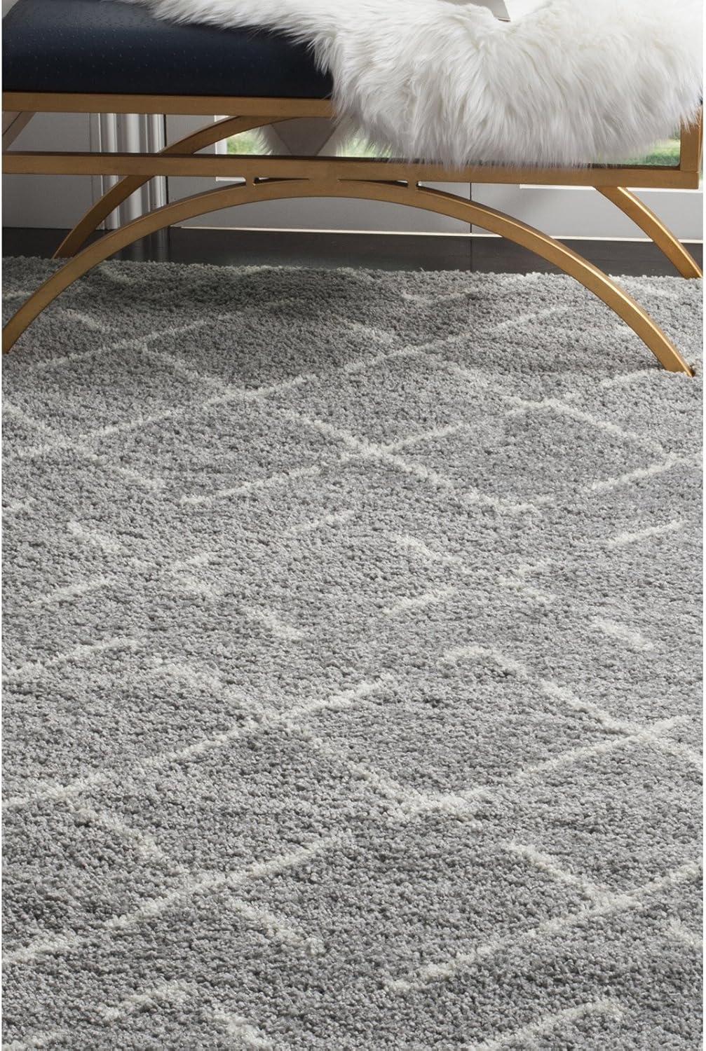 image:imageSAFAVIEH Area Rug 8x10 Arizona Shag Collection Large Ivory amp Beige Moroccan Boho Design NonShedding amp Easy to Clean Ideal for Living Room Bedroom Dining Space ASG743AIvoryBeige