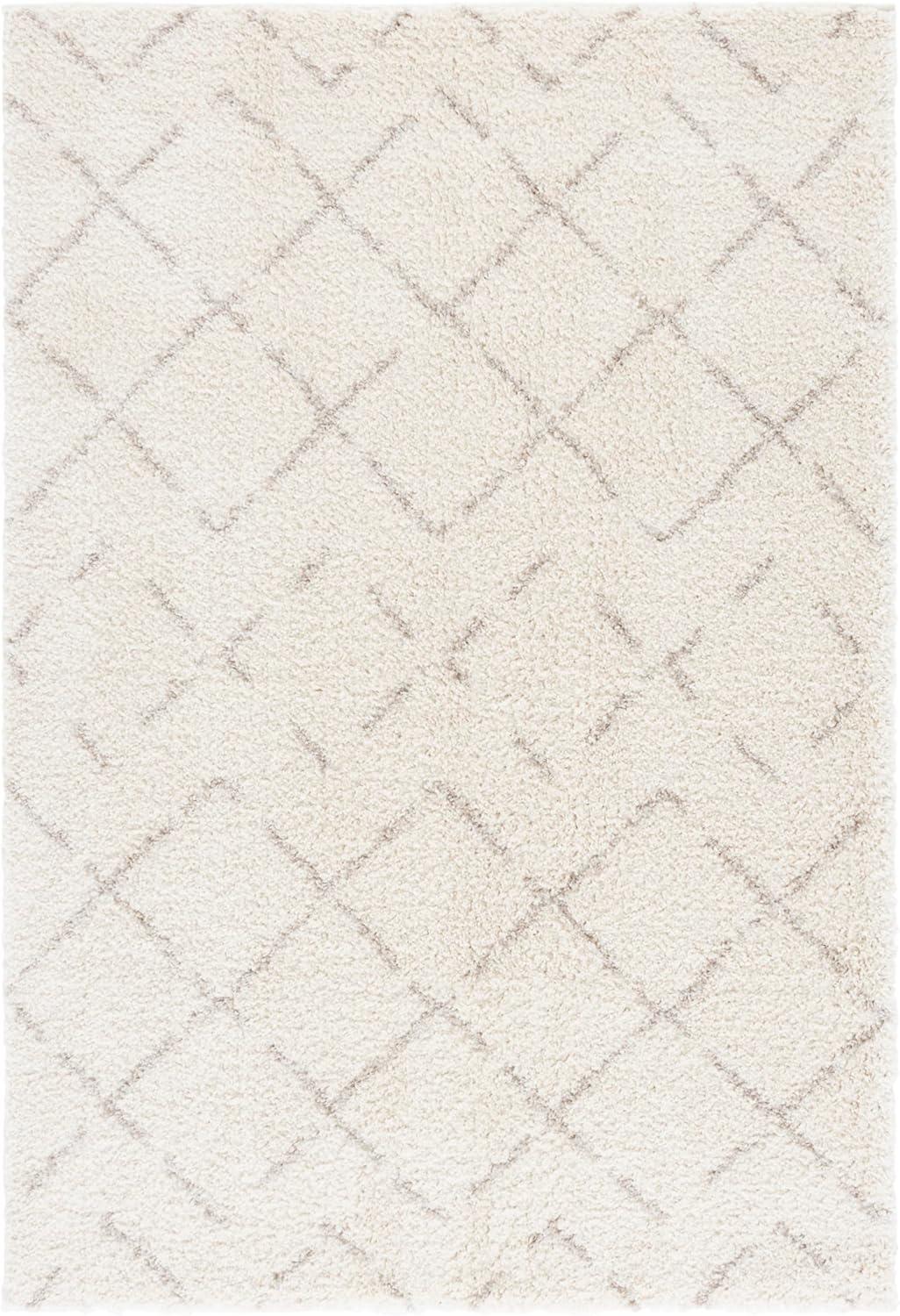 image:imageSAFAVIEH Area Rug 8x10 Arizona Shag Collection Large Ivory amp Beige Moroccan Boho Design NonShedding amp Easy to Clean Ideal for Living Room Bedroom Dining Space ASG743AIvoryBeige