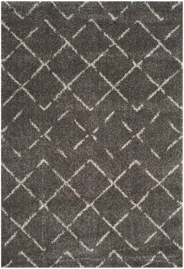 image:imageSAFAVIEH Area Rug 8x10 Arizona Shag Collection Large Ivory amp Beige Moroccan Boho Design NonShedding amp Easy to Clean Ideal for Living Room Bedroom Dining Space ASG743ABrownIvory