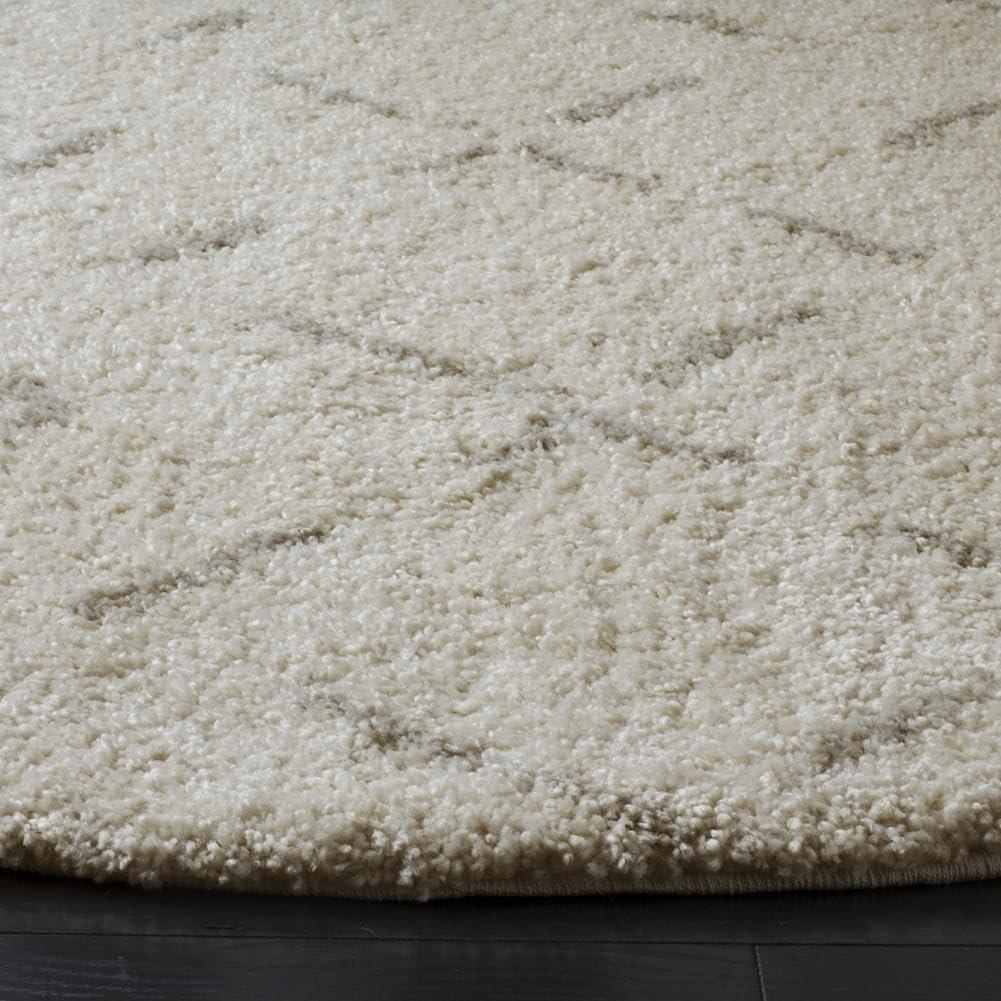 image:imageSAFAVIEH Area Rug 8x10 Arizona Shag Collection Large Ivory amp Beige Moroccan Boho Design NonShedding amp Easy to Clean Ideal for Living Room Bedroom Dining Space ASG743AIvoryBeige
