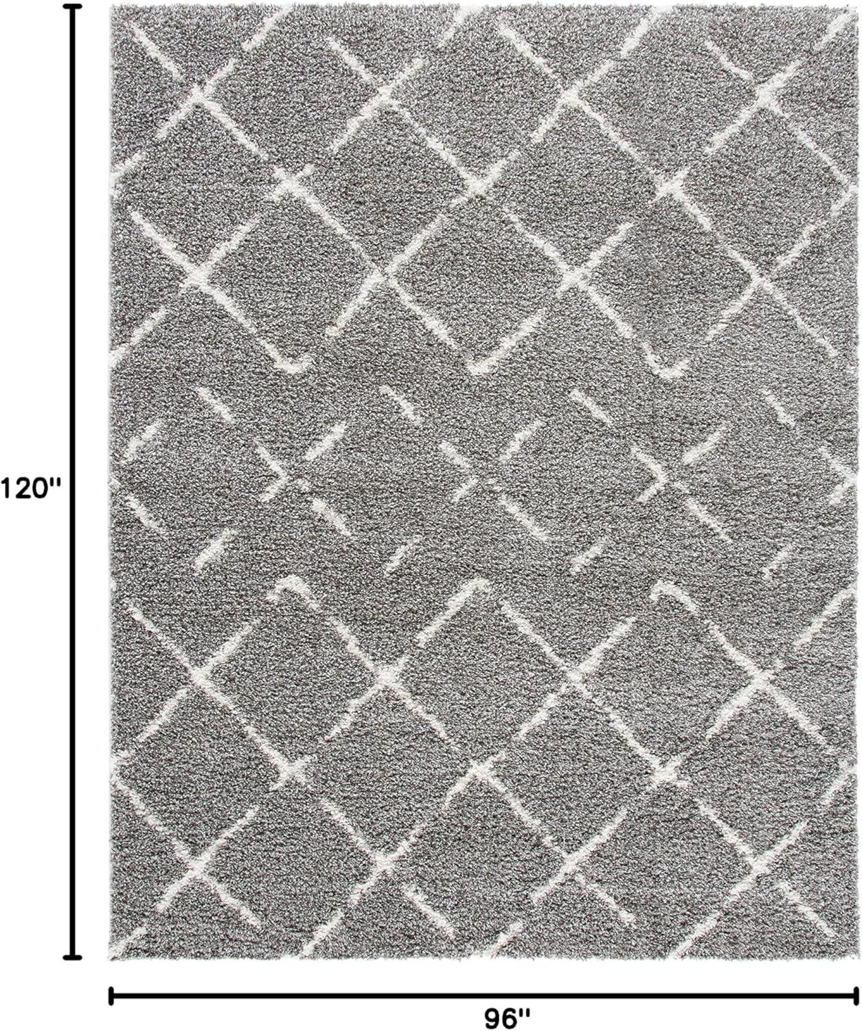 image:imageSAFAVIEH Area Rug 8x10 Arizona Shag Collection Large Ivory amp Beige Moroccan Boho Design NonShedding amp Easy to Clean Ideal for Living Room Bedroom Dining Space ASG743ABrownIvory