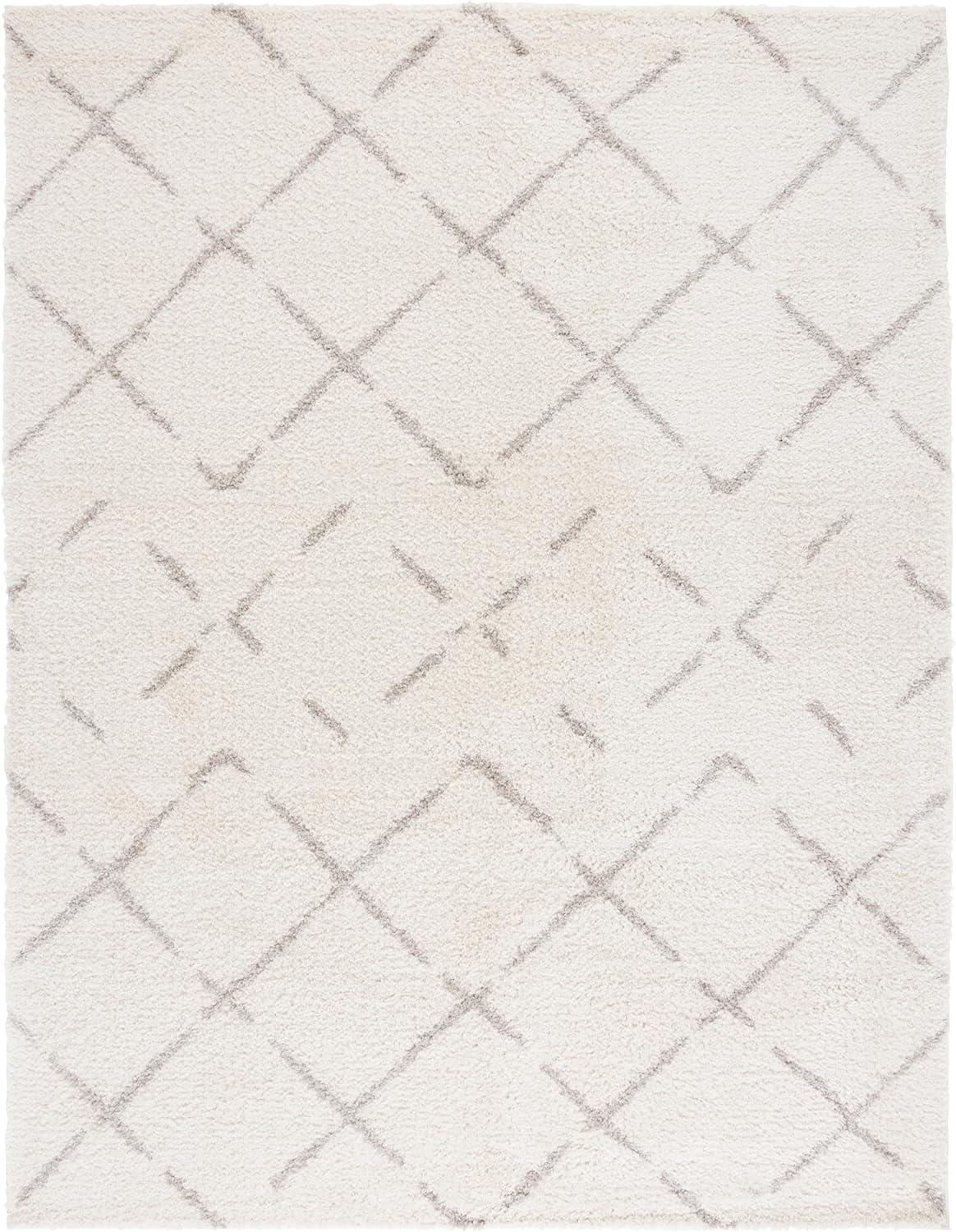 image:imageSAFAVIEH Area Rug 8x10 Arizona Shag Collection Large Ivory amp Beige Moroccan Boho Design NonShedding amp Easy to Clean Ideal for Living Room Bedroom Dining Space ASG743AIvoryBeige