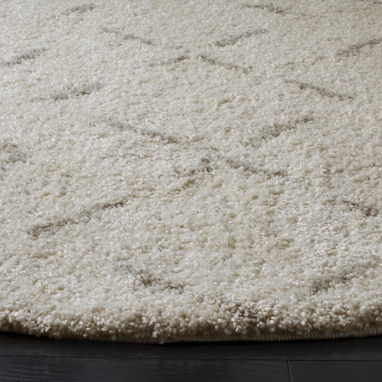 image:imageSAFAVIEH Area Rug 8x10 Arizona Shag Collection Large Ivory amp Beige Moroccan Boho Design NonShedding amp Easy to Clean Ideal for Living Room Bedroom Dining Space ASG743AIvoryBeige