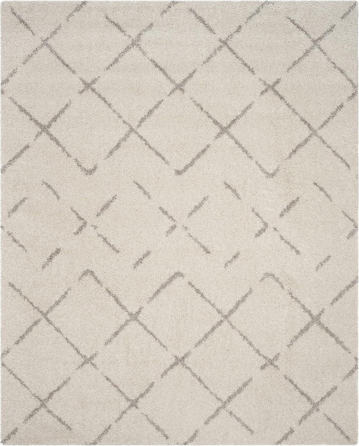 image:imageSAFAVIEH Area Rug 8x10 Arizona Shag Collection Large Ivory amp Beige Moroccan Boho Design NonShedding amp Easy to Clean Ideal for Living Room Bedroom Dining Space ASG743AIvoryBeige
