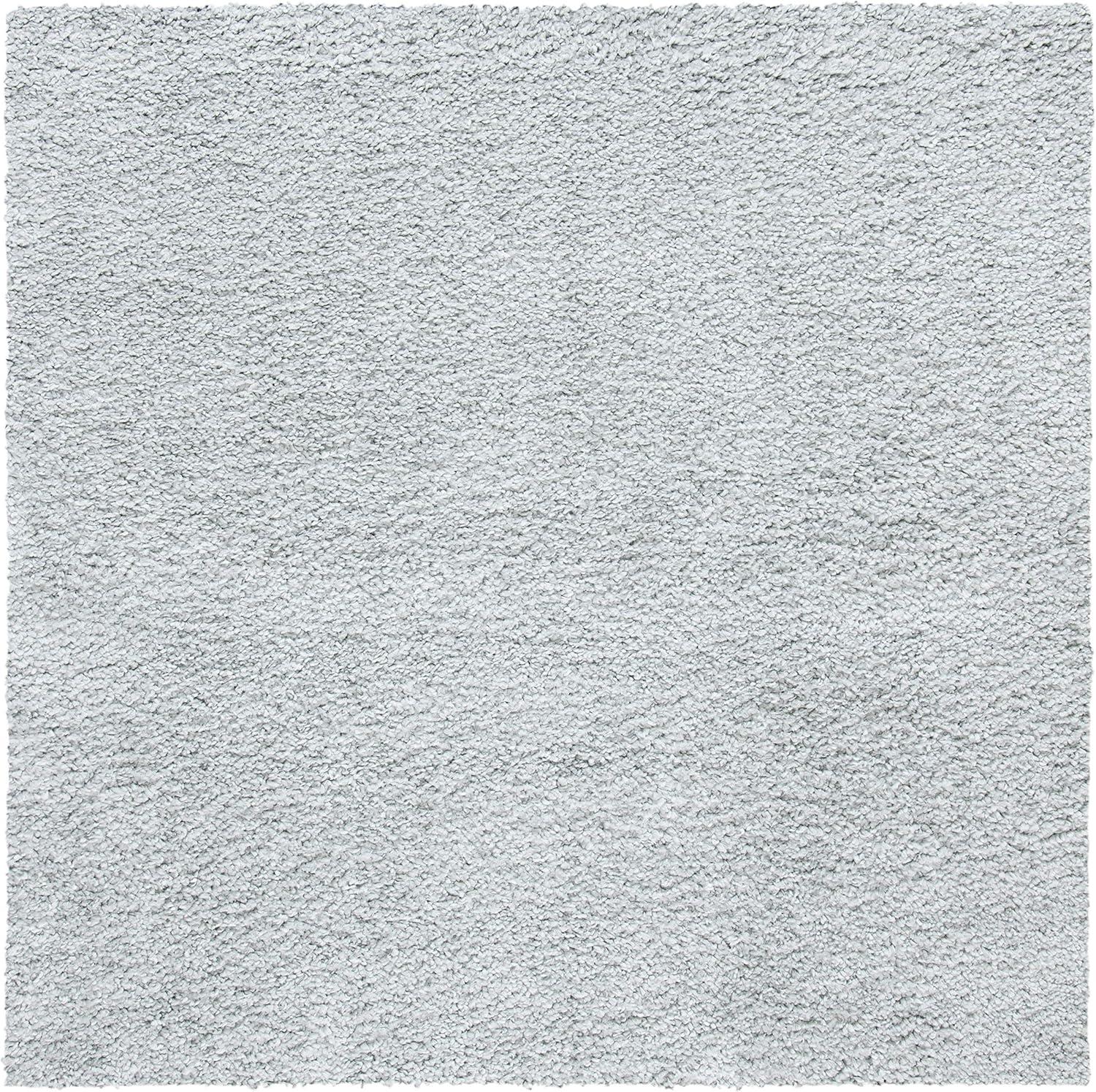 image:imageSAFAVIEH Area Rug 8x10 August Shag Collection Large White Solid Pattern NonShedding amp Easy Cleaning Plush Thick Pile Ideal for Living Room Bedroom Dining Space AUG900ASilver