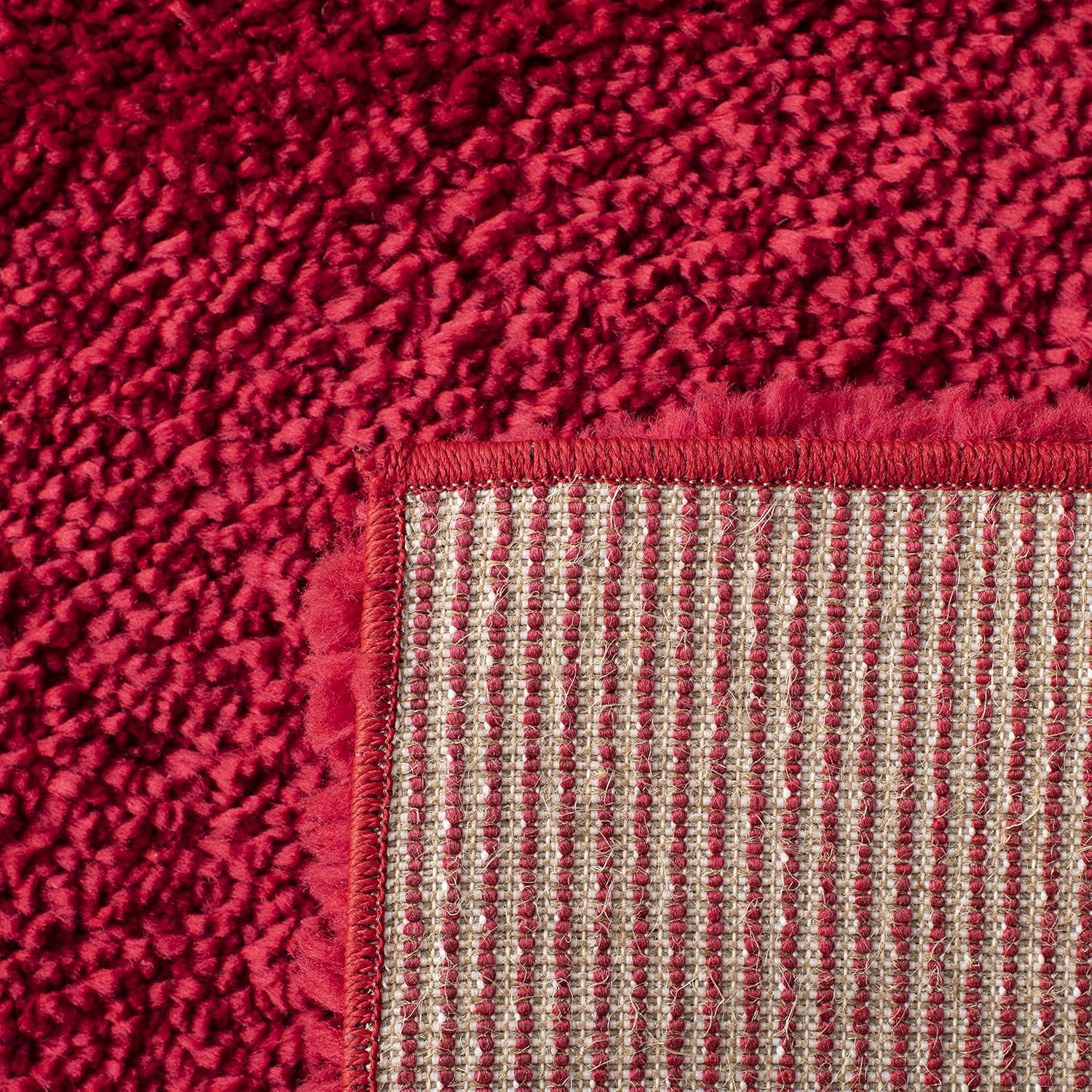 image:imageSAFAVIEH Area Rug 8x10 August Shag Collection Large White Solid Pattern NonShedding amp Easy Cleaning Plush Thick Pile Ideal for Living Room Bedroom Dining Space AUG900ARed