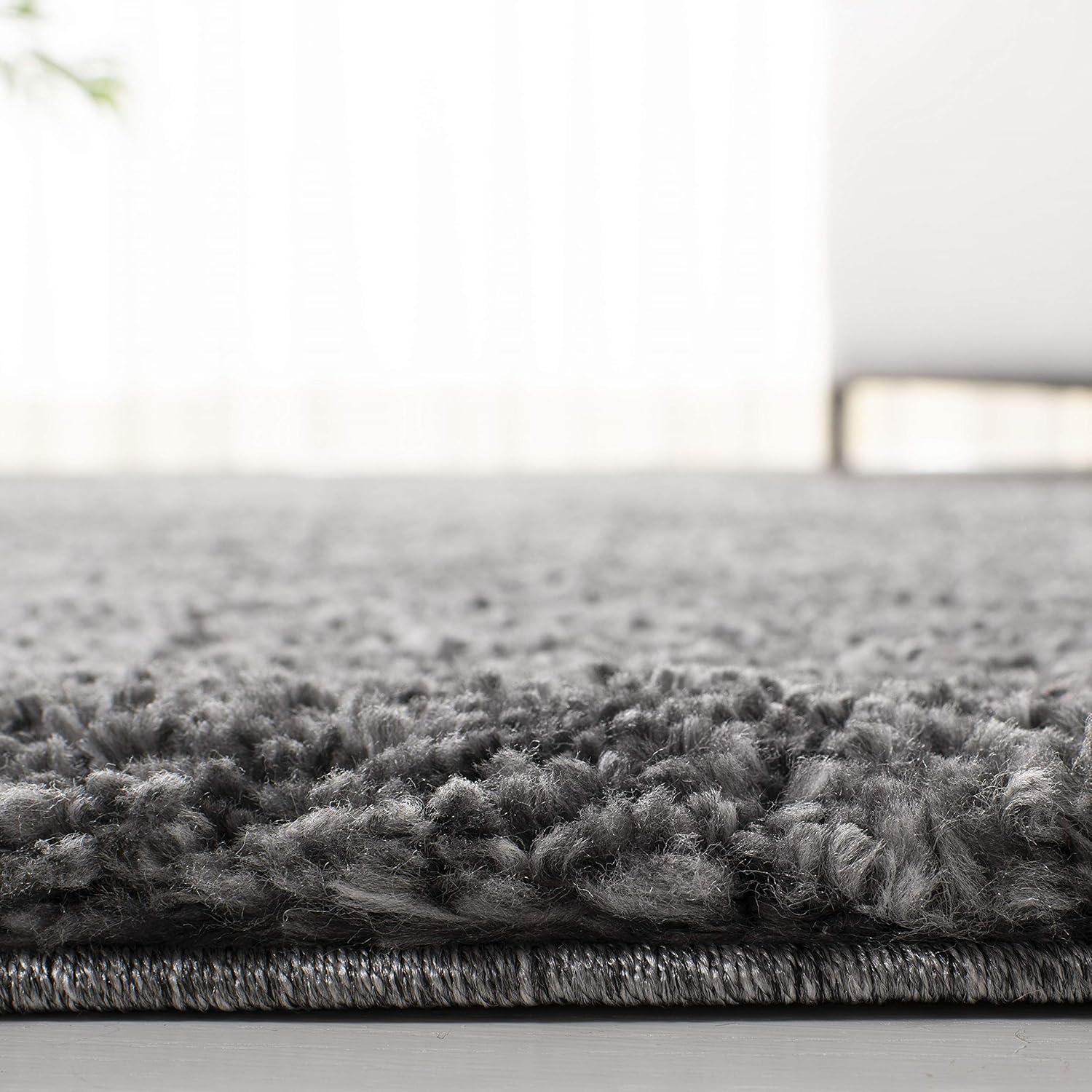 image:imageSAFAVIEH Area Rug 8x10 August Shag Collection Large White Solid Pattern NonShedding amp Easy Cleaning Plush Thick Pile Ideal for Living Room Bedroom Dining Space AUG900AGrey
