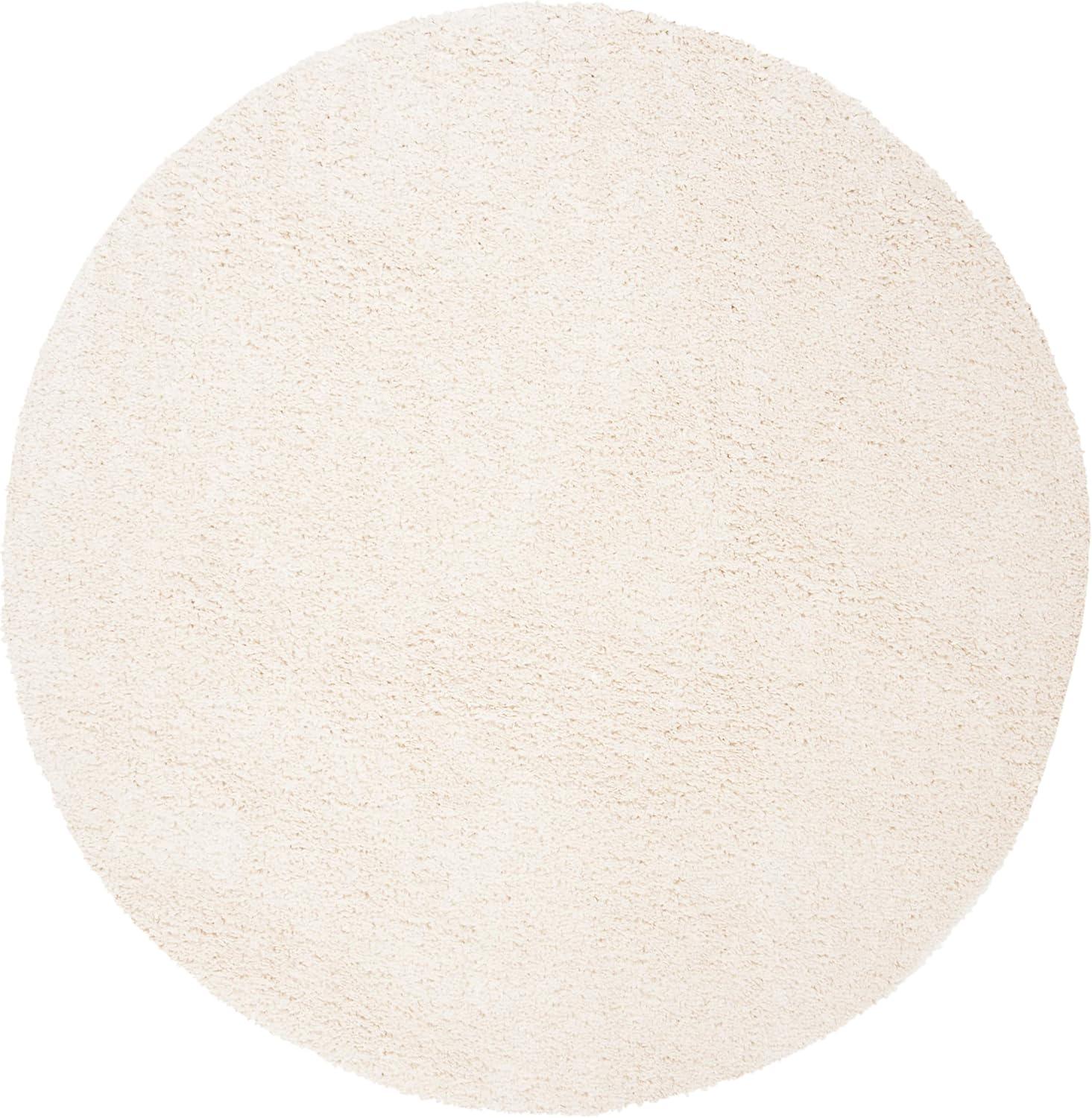 image:imageSAFAVIEH Area Rug 8x10 August Shag Collection Large White Solid Pattern NonShedding amp Easy Cleaning Plush Thick Pile Ideal for Living Room Bedroom Dining Space AUG900AIvory