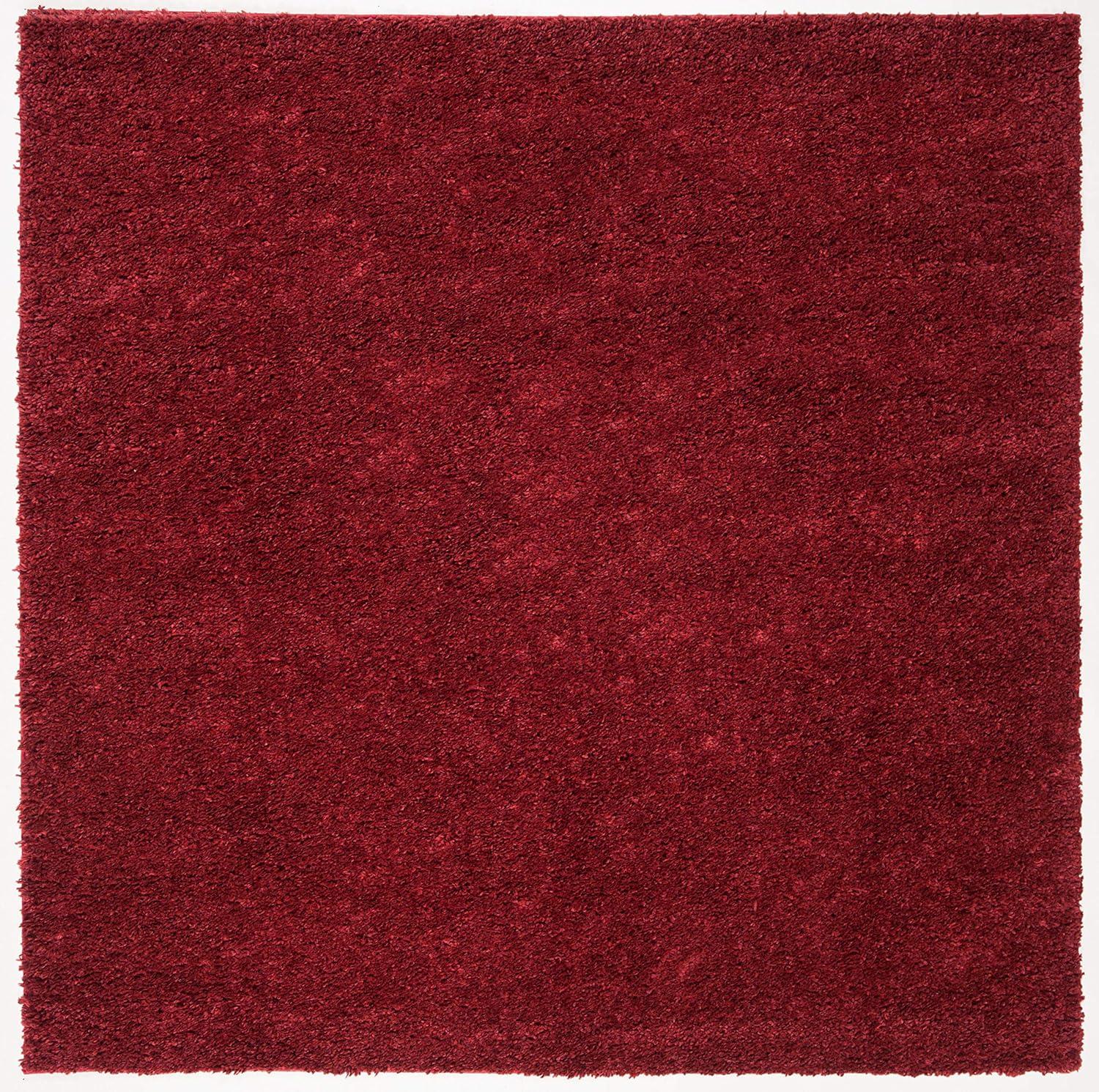 image:imageSAFAVIEH Area Rug 8x10 August Shag Collection Large White Solid Pattern NonShedding amp Easy Cleaning Plush Thick Pile Ideal for Living Room Bedroom Dining Space AUG900ABurgundy