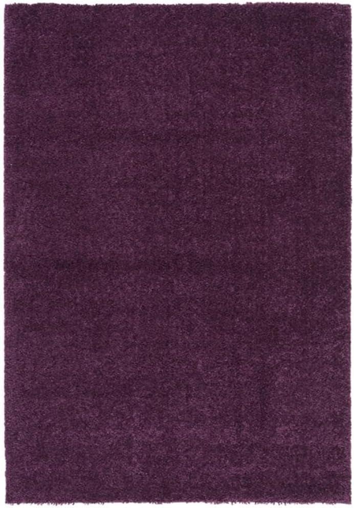 image:imageSAFAVIEH Area Rug 8x10 August Shag Collection Large White Solid Pattern NonShedding amp Easy Cleaning Plush Thick Pile Ideal for Living Room Bedroom Dining Space AUG900APurple