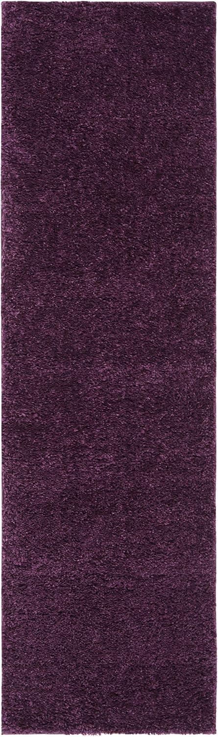 image:imageSAFAVIEH Area Rug 8x10 August Shag Collection Large White Solid Pattern NonShedding amp Easy Cleaning Plush Thick Pile Ideal for Living Room Bedroom Dining Space AUG900APurple