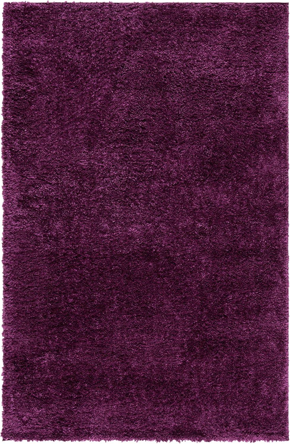 image:imageSAFAVIEH Area Rug 8x10 August Shag Collection Large White Solid Pattern NonShedding amp Easy Cleaning Plush Thick Pile Ideal for Living Room Bedroom Dining Space AUG900APurple