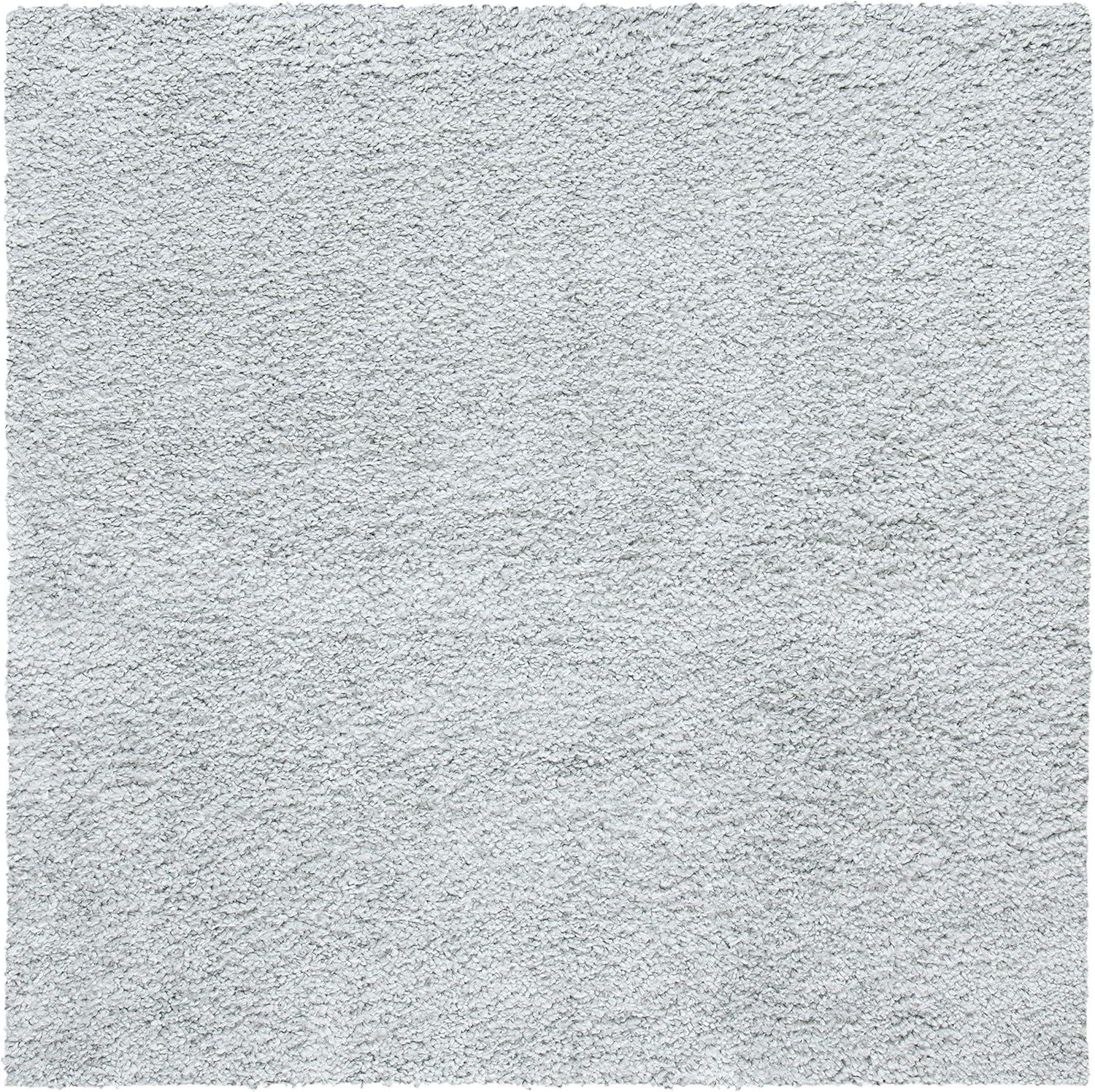 image:imageSAFAVIEH Area Rug 8x10 August Shag Collection Large White Solid Pattern NonShedding amp Easy Cleaning Plush Thick Pile Ideal for Living Room Bedroom Dining Space AUG900ASilver