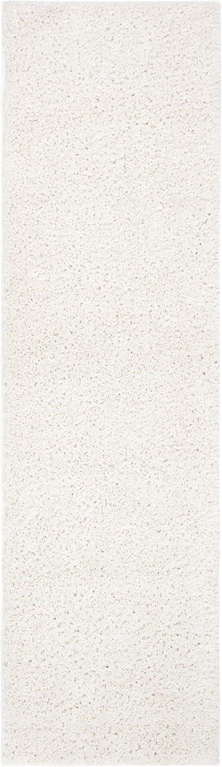 image:imageSAFAVIEH Area Rug 8x10 August Shag Collection Large White Solid Pattern NonShedding amp Easy Cleaning Plush Thick Pile Ideal for Living Room Bedroom Dining Space AUG900AIvory