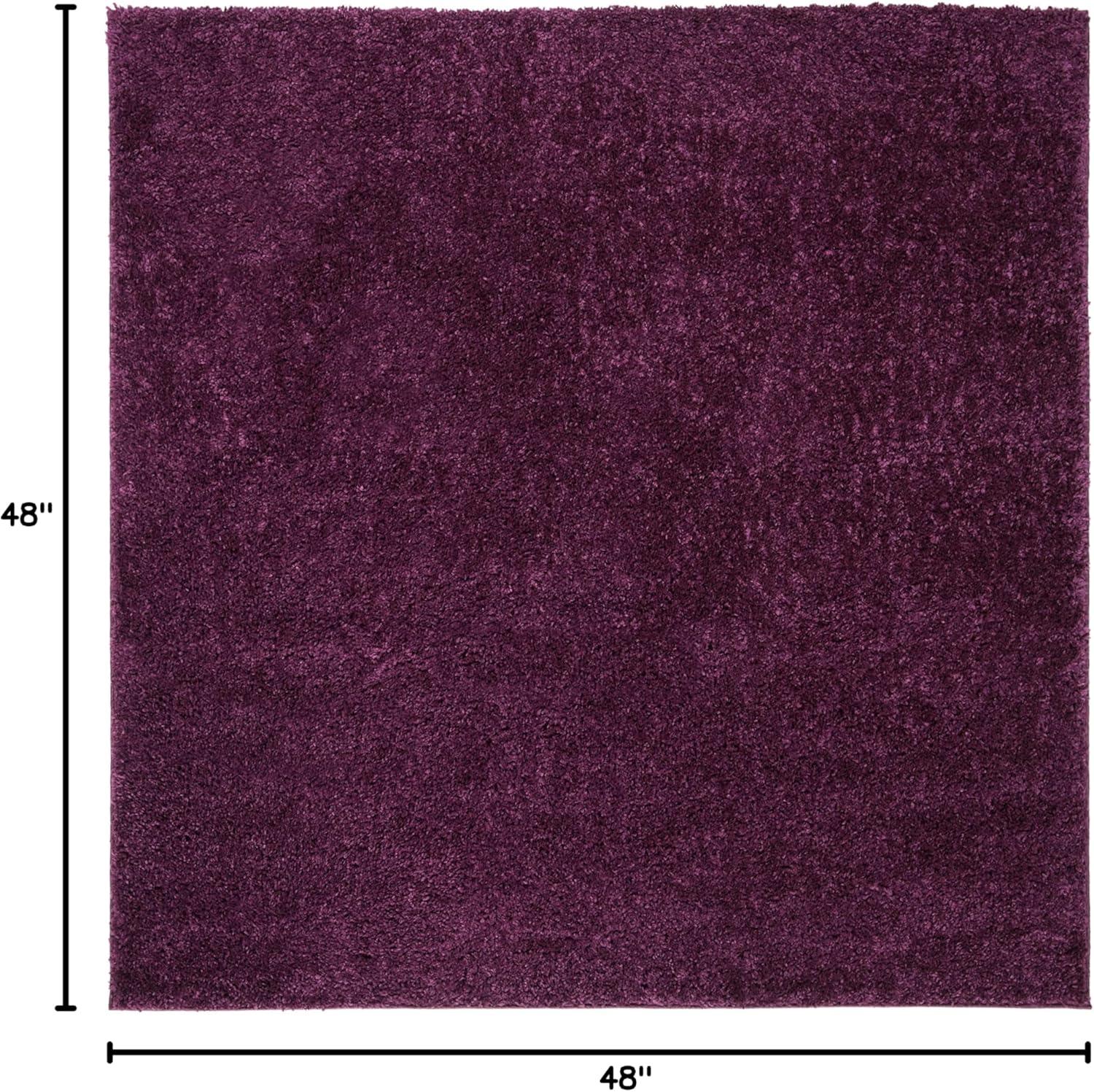 image:imageSAFAVIEH Area Rug 8x10 August Shag Collection Large White Solid Pattern NonShedding amp Easy Cleaning Plush Thick Pile Ideal for Living Room Bedroom Dining Space AUG900APurple