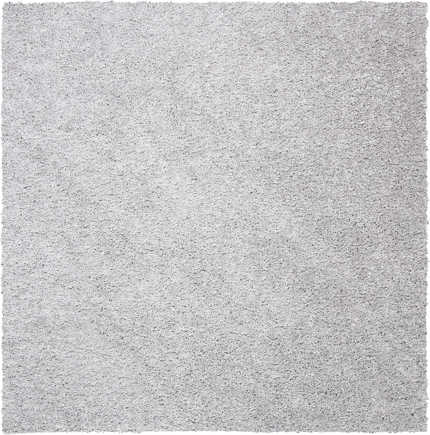 image:imageSAFAVIEH Area Rug 8x10 August Shag Collection Large White Solid Pattern NonShedding amp Easy Cleaning Plush Thick Pile Ideal for Living Room Bedroom Dining Space AUG900ASilver