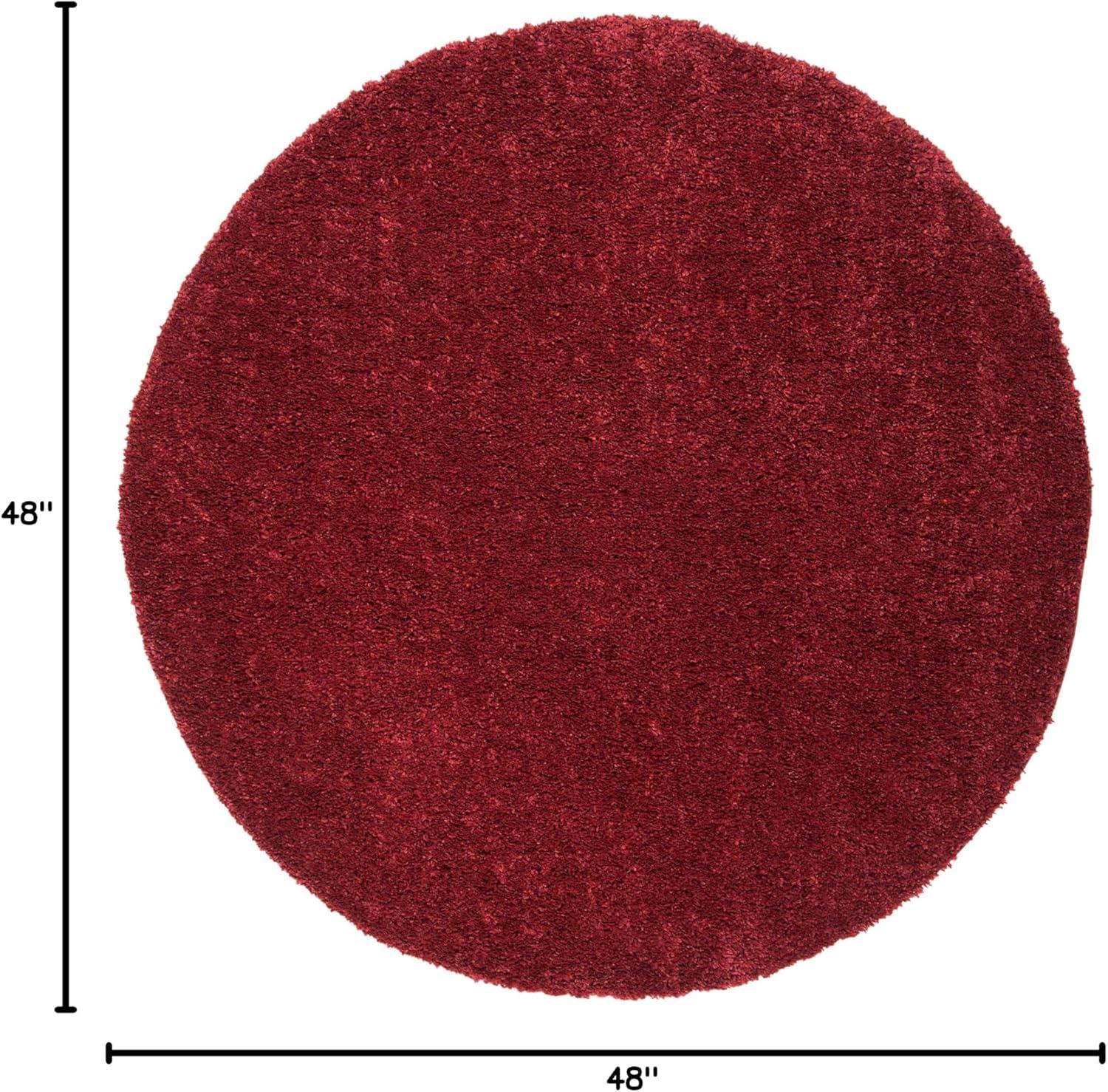 image:imageSAFAVIEH Area Rug 8x10 August Shag Collection Large White Solid Pattern NonShedding amp Easy Cleaning Plush Thick Pile Ideal for Living Room Bedroom Dining Space AUG900ABurgundy